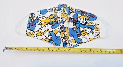 3x HANDMADE FASHION FACE COVER MASK custom daisy donald duck friend NEW WASHABLE - Image 1 of 4