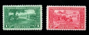 617-618 VF CENTER MINT LIGHT HINGED, FREE SHIPPING IN USA - Picture 1 of 1