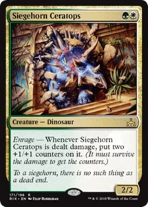 MTG - SIEGEHORN CERATOPS - Rivals of Ixalan (R) - Picture 1 of 1