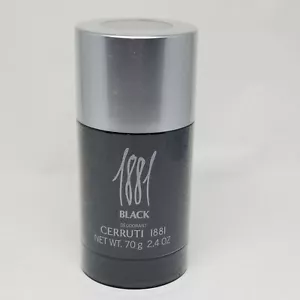 Cerruti 1881 Black Deodorant Stick 75g Stick 2.4 Ounces Rare - Picture 1 of 3