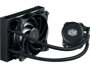 Cooler Master MasterLiquid Lite 120 AIO CPU Liquid Cooler, White Led Pump - Photo 1/1