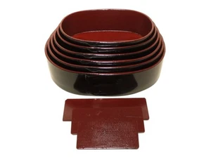 Japanese Traditional Lunch Box (Ikawa Menpa)(Oval Boxes)(Bento Bako) - Picture 1 of 8