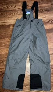 Slalom Kids Snow Ski Lined Pants Suspenders Size Small (6/7) EUC - Picture 1 of 5