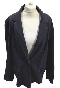 ROCHA, JOHN ROCHA Black Cotton Jacket U.K. 22 - Picture 1 of 7