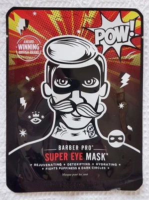 Barber Pro Super Eye Mask ~ Single Use Sheet ~ Rejuvenating & Hydrating ~ NEW - Image 1 of 4