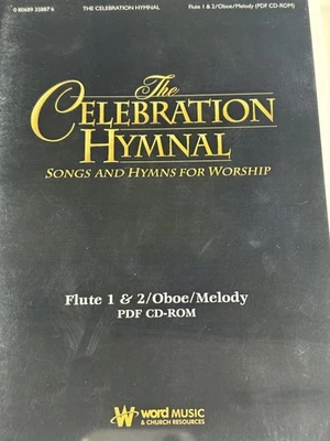 The Celebration Hymnal Flute 1 & 2 Oboe Melody Orchestral Part PDF CD-ROM Word - Image 1 of 4