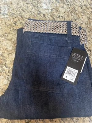 Pantalones de mezclilla cómodos informales Daisy Fuentes talla 6 Foto 1 de 4