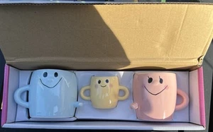 3er Set Becher You&Me Rarität Farben Tee Kaffeetassen Set Tassen/Hochzeit/Geburtstag/Baby - Bild 1 von 8