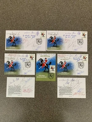 Envelope / Postcard «110th Separate Mechanized Brigade» with 7 signatures - Image 1 of 4