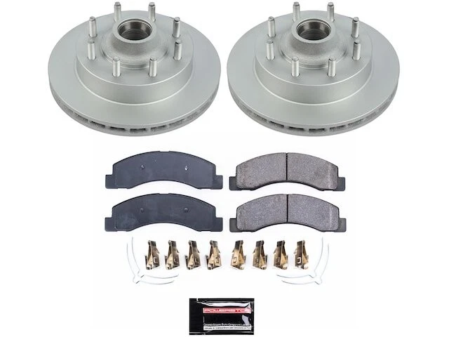 Front Brake Pad and Rotor Kit For 2000-2002 Ford Excursion RWD 2001 KX346PT - Imagem 1 de 1