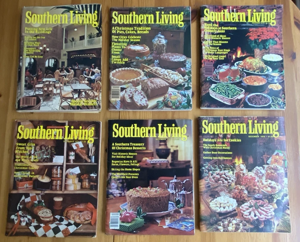 Lot 6 Vintage Magazines SOUTHERN LIVING 1976 - 1980 - Image 1 of 4