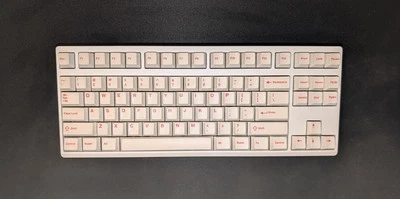 Zoom TKL EE Keyboard White Case & Glass SS PVD Mirror Gold Wired and Wireless - Image 1 of 4
