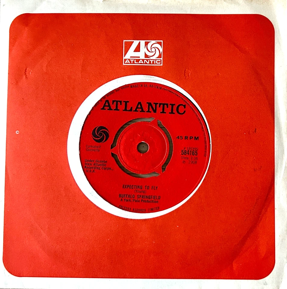 Buffalo Springfield – Expecting To Fly 7'' - 1968 UK Atlantic EX+  Play Tested - Image 1 of 4