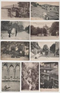 Aix-Les-Bains (France) x 9 Postcards. Steam Boat, Street Scenes etc. - Picture 1 of 1