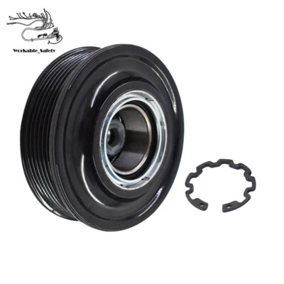 7E0820803G AC A/C Compressor Clutch For Audi Q7 3.0L V6 Black 2011 2012 2013 - Image 1 of 4