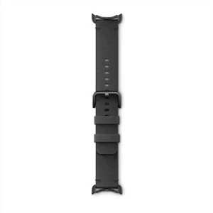 Google Bracelet en Cuir Artisanal pour Pixel Watch - Noir Volcanique, S - Photo 1 sur 2