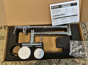 Moen® S665 Wall-Mounted Swing-Arm Double Handle Pot Filler | 5.5 Gpm | Chrome - Picture 1 of 21