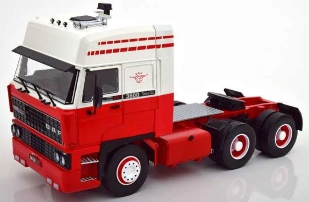 ROAD KINGS - DAF 3600 Space Cab 1986 Rosso e bianco - 1/18 - RK180093 - Immagine 1 di 1