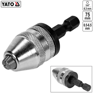 Mini Schnellspannbohrfutter Bohrfutter 0,5-6,5 mm mit 1/4" Sechskant Adapter - Bild 1 von 4
