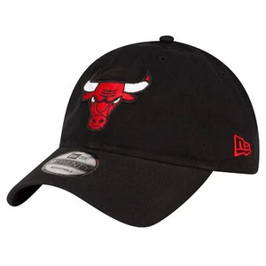 Men's New Era Black Chicago Bulls Team 2.0 9TWENTY Adjustable Hat - Picture 1 of 5