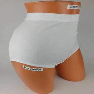 NWT LANE BRYANT CACIQUE PLUS 18/20 COTTON FULL BRIEF PANTY SOLID WHITE - Picture 1 of 6