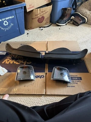 Faros esquineros/parachoques para Ford F150 F250 F350 Bronco 92-96 carcasa negra Foto 1 de 4