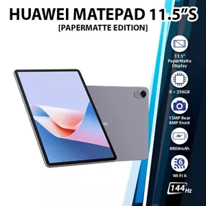 HUAWEI MatePad 11,5"S PaperMatte HarmonyOS PC Tablet (Grigio/Wi-Fi Ver./8GB+256GB) - Foto 1 di 10