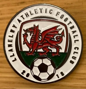 Llanelwy Athletic Football Club Enamel Lapel Pin Badge Wales CPD Gronant - Picture 1 of 2
