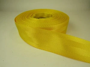 14 feet of YELLOW Lightweight Nylon Webbing 1 1/2 Inch wide fashion bag straps - Picture 1 of 1