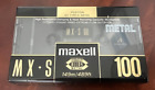 MAXELL MX-S 100 Metal Blank Audio Cassette Tape (Sealed) New