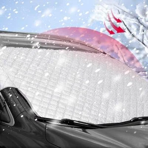 140*94cm Car Windscreen Sun Shade Cover Ice Frost Snow Windshield Protective - Picture 1 of 11