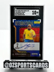 2022 Panini Prizm World Cup Roberto Carlos International Ink Blue Shimmer #I-RC - Picture 1 of 2