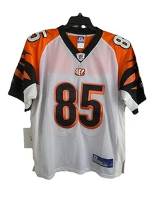 Cincinnati Bengals Chad Johnson Reebok NFL Jersey #85 Sewn Mens Size 48 Stitched - Picture 1 of 7