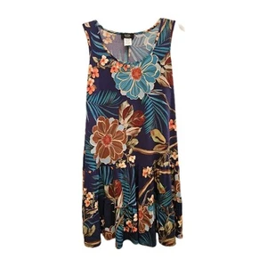 MSK Tropical Floral Pattern Mini Dress Size Petite M - Picture 1 of 5