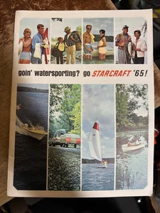 1965 Starcraft Boat Catalog Brochure Chief Suncruiser Original 28 pgs - Picture 1 of 3