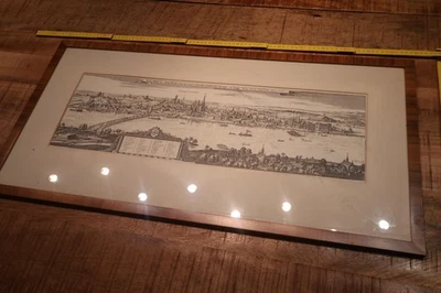 großer Druck von Mainz im sehr schönem Rahmen - Bild 1 von 4