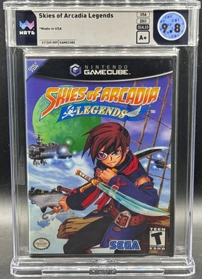 Skies of Arcadia Legends Nintendo Gamecube Sellado Nuevo WATA 9.8 A+ Calificado SEGA Foto 1 de 2