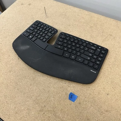 Microsoft Sculpt Ergonomic Wireless Keyboard Surface 1559 W/ Dongle Tested - Image 1 of 4