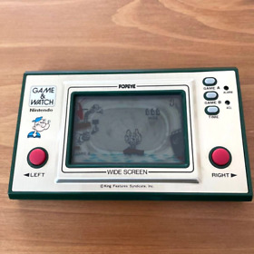 Popeye Game Watch Nintendo action game anorama Tabletop alarm Japan used vintage