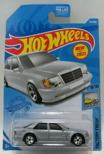 HotWheels Factory Fresh Silver Mercedes-Benz 500 E 8/10 3+ Mattel 145/250 - Picture 1 of 2