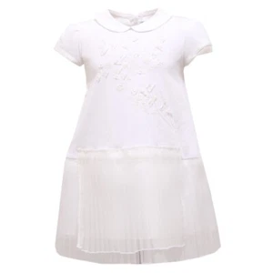 8642R vestito bimba SIMONETTA TINY abito bianco dress kid - Bild 1 von 4