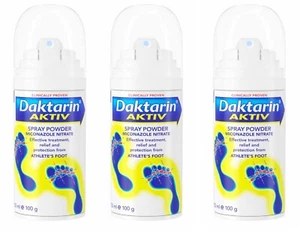 3 x DAKTARIN Aktiv Spray Powder (150ml/100g) - Picture 1 of 7