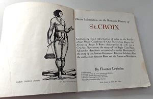 Divers Information on the Romantic History of St. Croix by Florence Lewisohn - Picture 1 of 2