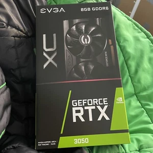 EVGA 08G-P5-3553-KR XC GeForce RTX 3050 NVIDIA AMPERE ARCH / RAY TRACING / DLSS - Picture 1 of 4