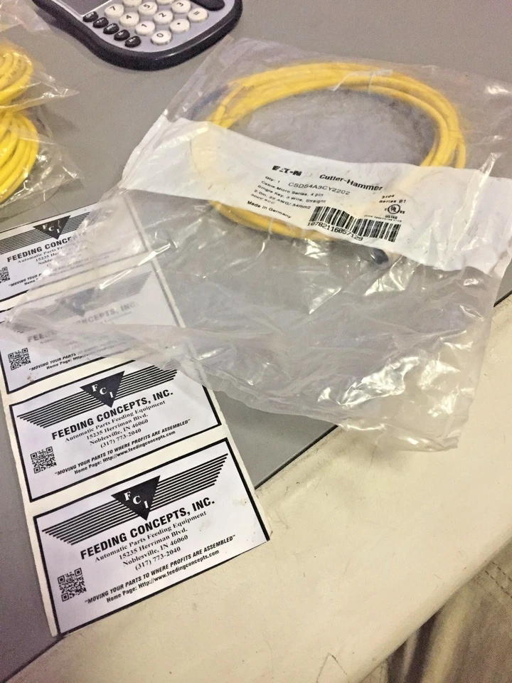 EATON CUTLER HAMMER CSDS4A3CY2202 4 Pin Micro Series Cable - Image 1 of 1