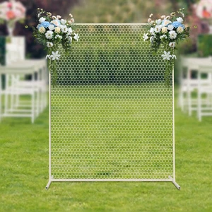 Metal Wedding Arch Flower Balloon Display Frame Background Stand Party Decor - Picture 1 of 12