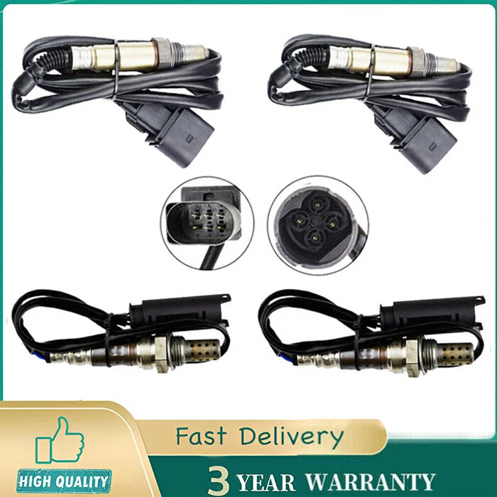 Sensores de oxigênio 4X supercharged 2007-08 Volkswagen BMW Alpina B7 4.4L para cima+baixo - Imagem 1 de 4