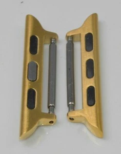 Apple Watch 38mm / 20mm, conector 1-3, pulseras adaptadoras de puente, dorado - Imagen 1 de 1