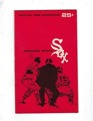 1968 4/21 baseball program Detroit Tigers Chicago White Sox Denny McLain 1st WIN - Image 1 of 2