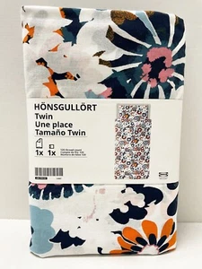 Ikea HONSGULLORT Twin Duvet cover and pillowcase multicolor/floral - NEW - Picture 1 of 2